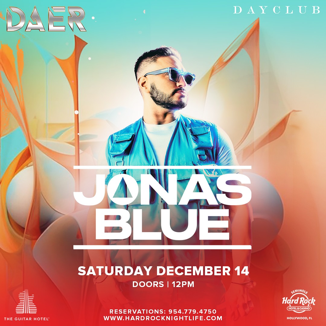 Jonas Blue – Saturday Dec 14