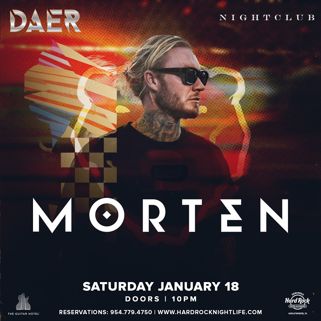 Morten – Sat Jan 18 | Daer Nightclub