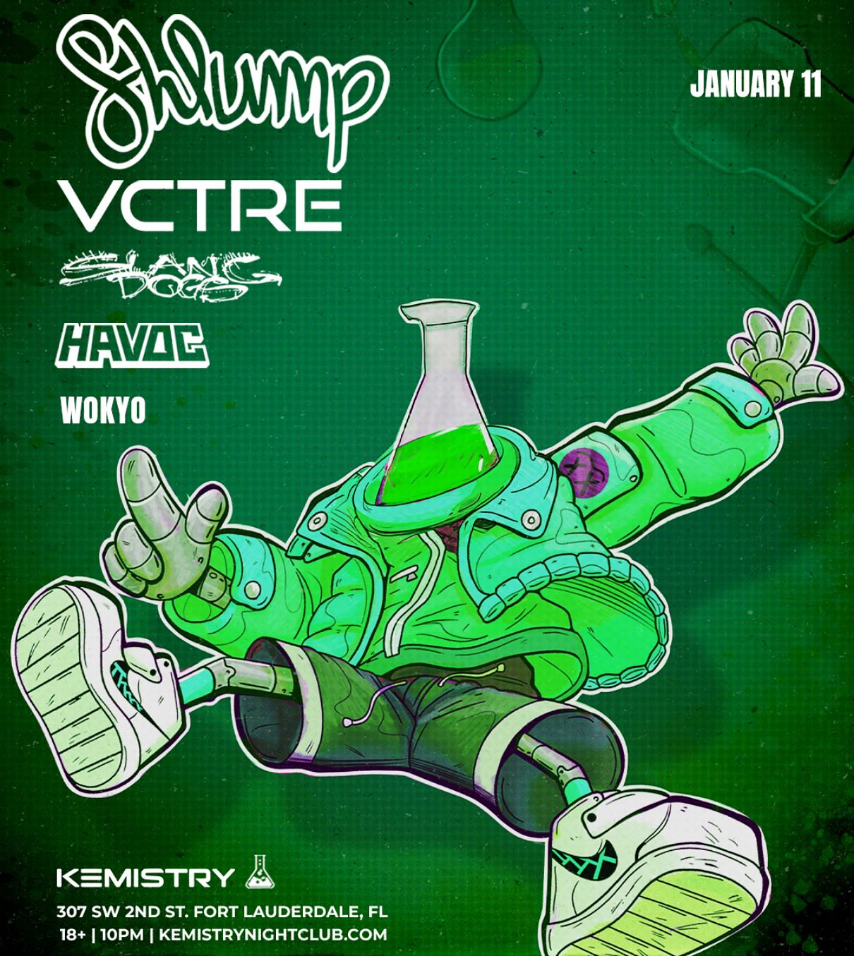 Free Entrance \\ Shlump – Sat Jan 11 – Kemistry Club