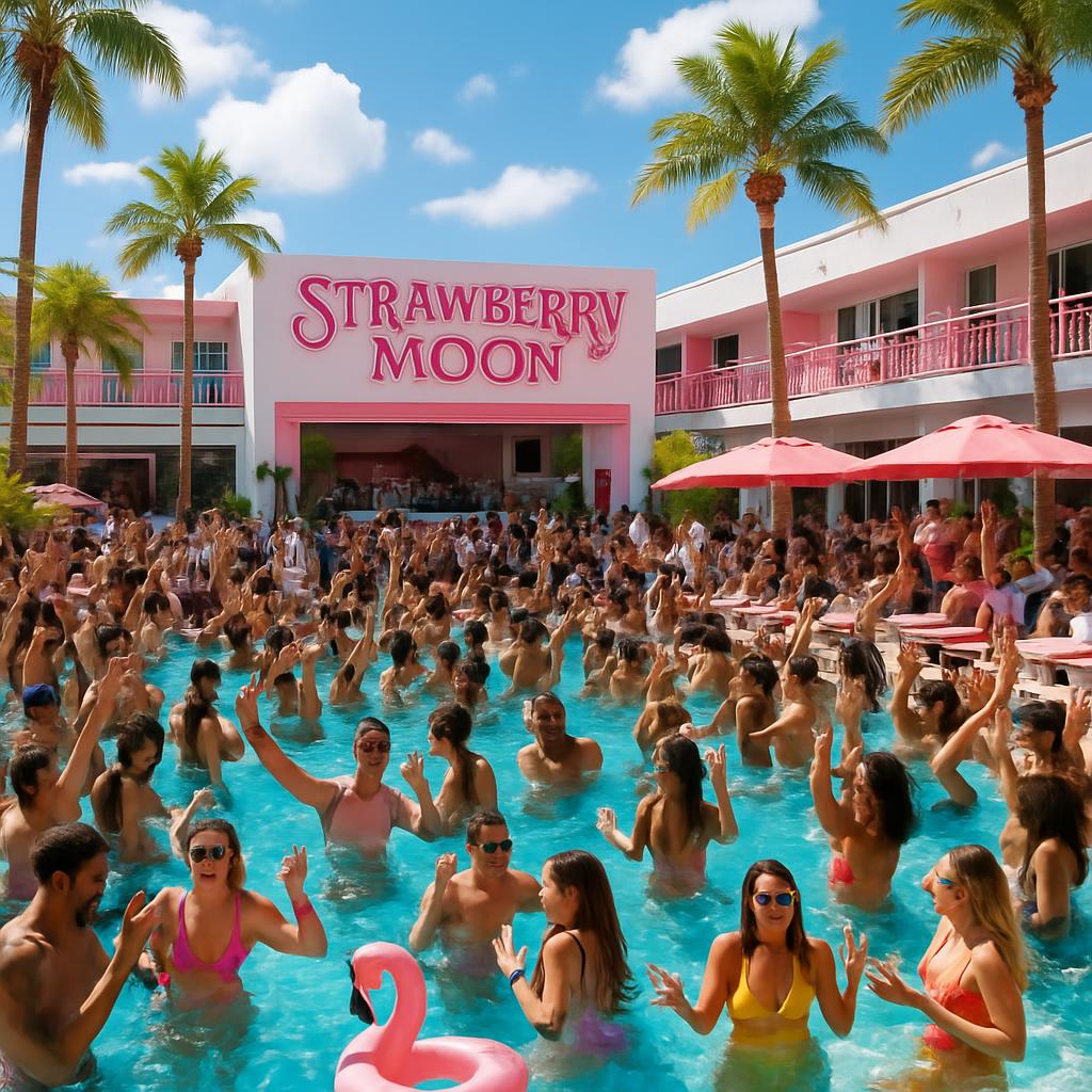 Strawberry Moon Pool Party at Strawberry Moon – 07/05/2025